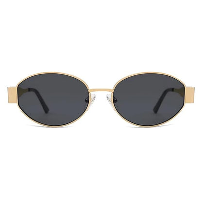 Cubics Fashionable Retro Oval Sunglasses Sunglasses