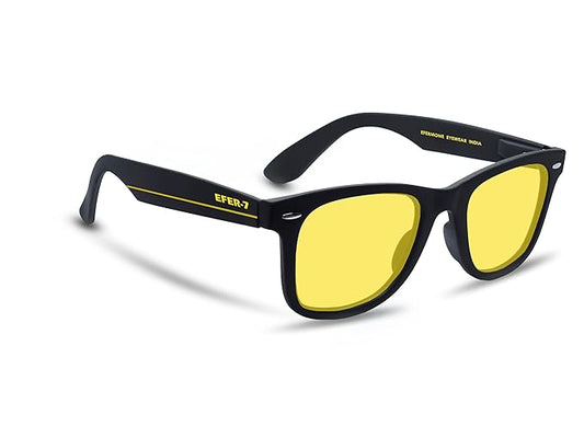 Cubics Square Yellow Polarized Sunglasses