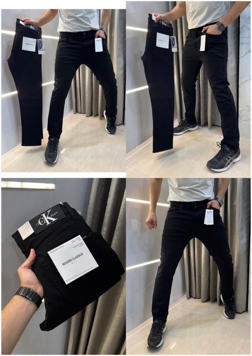 Calvin Klei n Jet Black Imported Hyperflex Denim