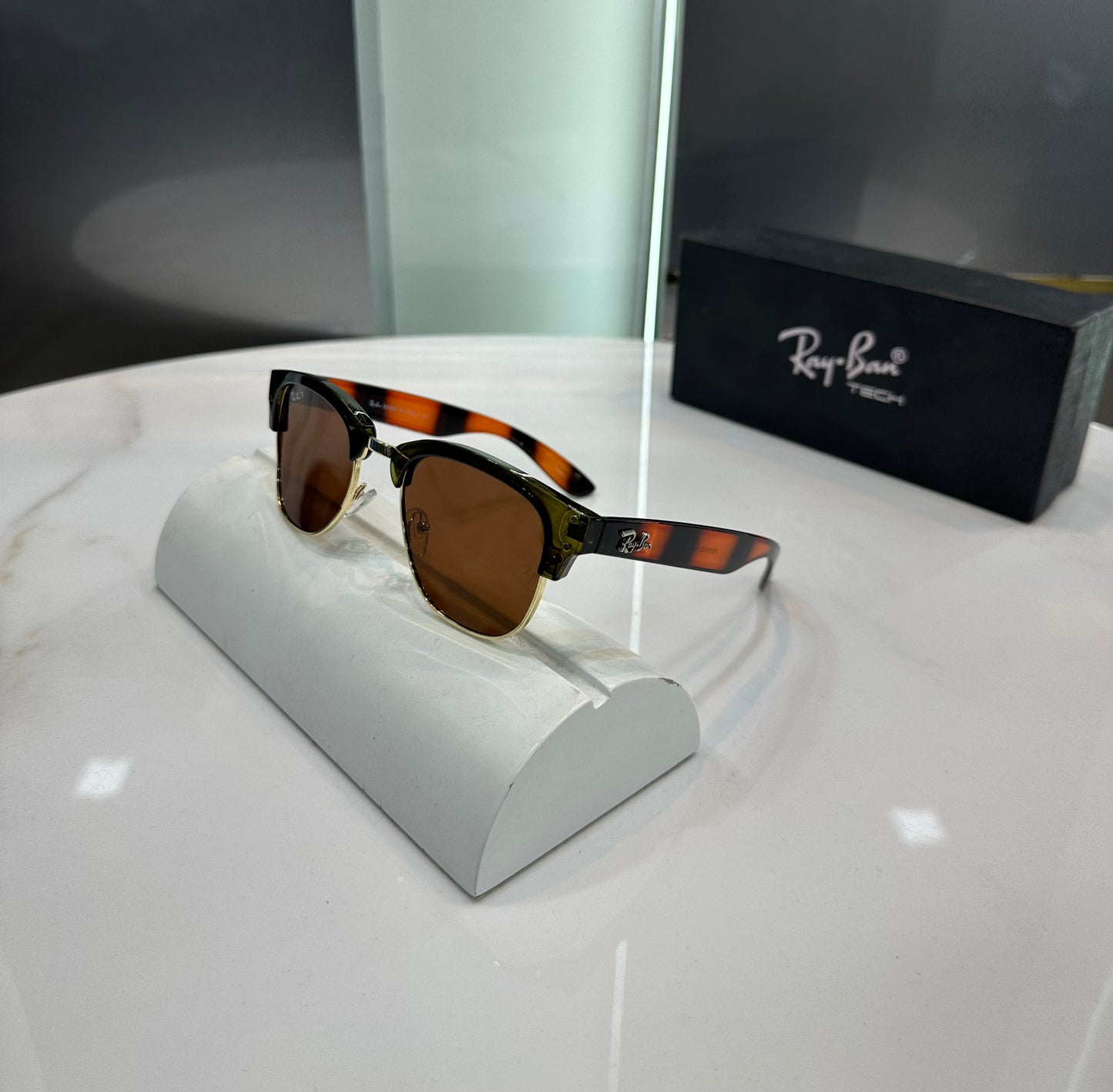 Rayba n 504 Tiger Brown Ultimate Luxury Shade With Origin al Packaging