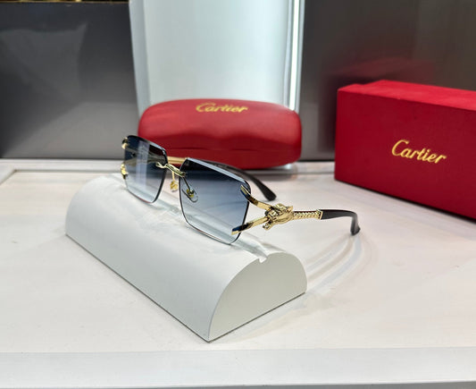 Cartie r 033 Gold Blue Ultimate Luxury Shade With Original Packaging