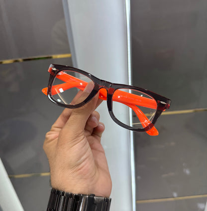 Rayba n 2140 Orange Glass Ultimate Luxury Shade With Original Packaging