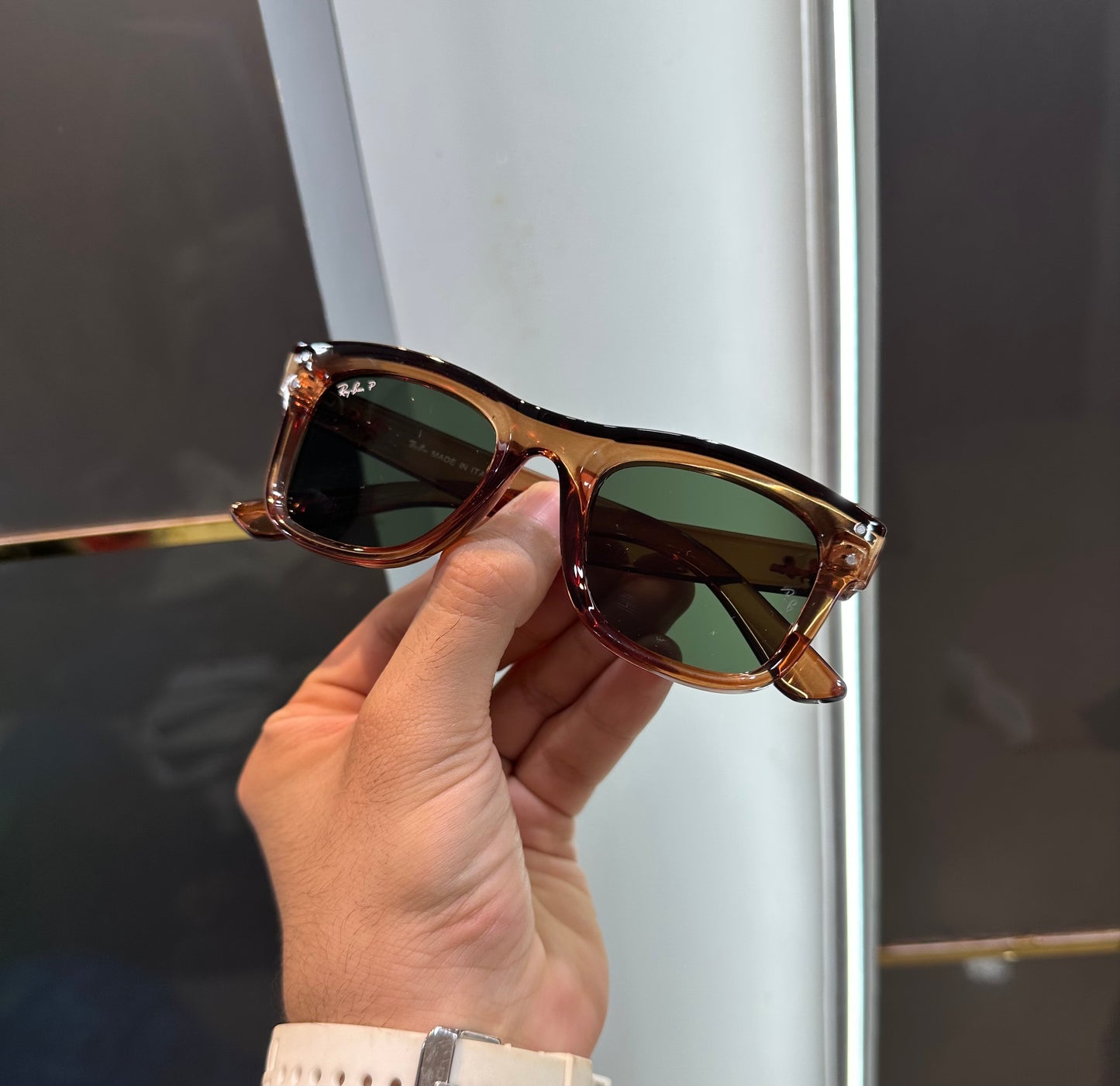 Rayba n Brown Green 502 Ultimate Luxury Shade With Original Packaging
