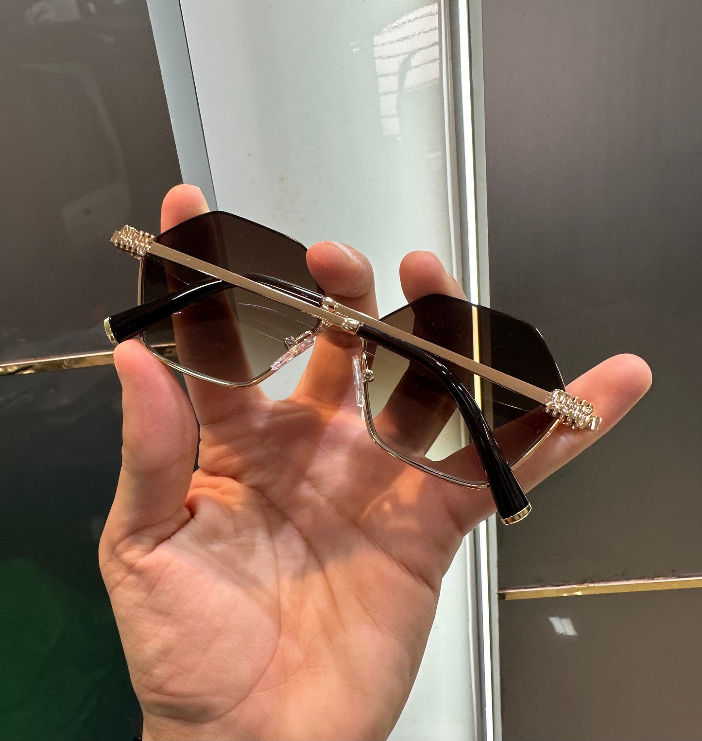 MIUMIU 653 Brown Ultimate Luxury Shade With Original Packaging