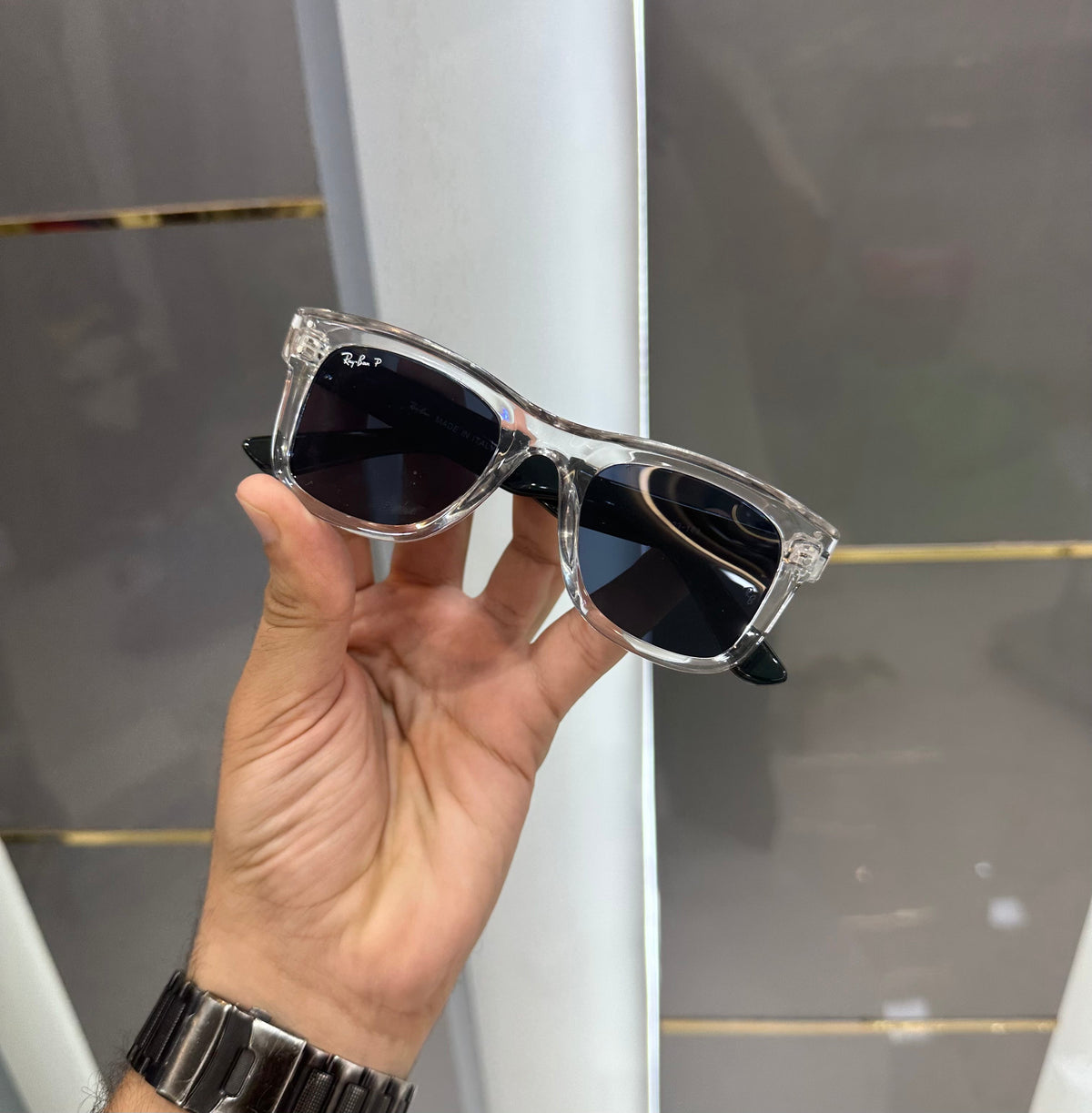 Rayba n 502 Transparent Black Ultimate Luxury Shade With Original Packaging
