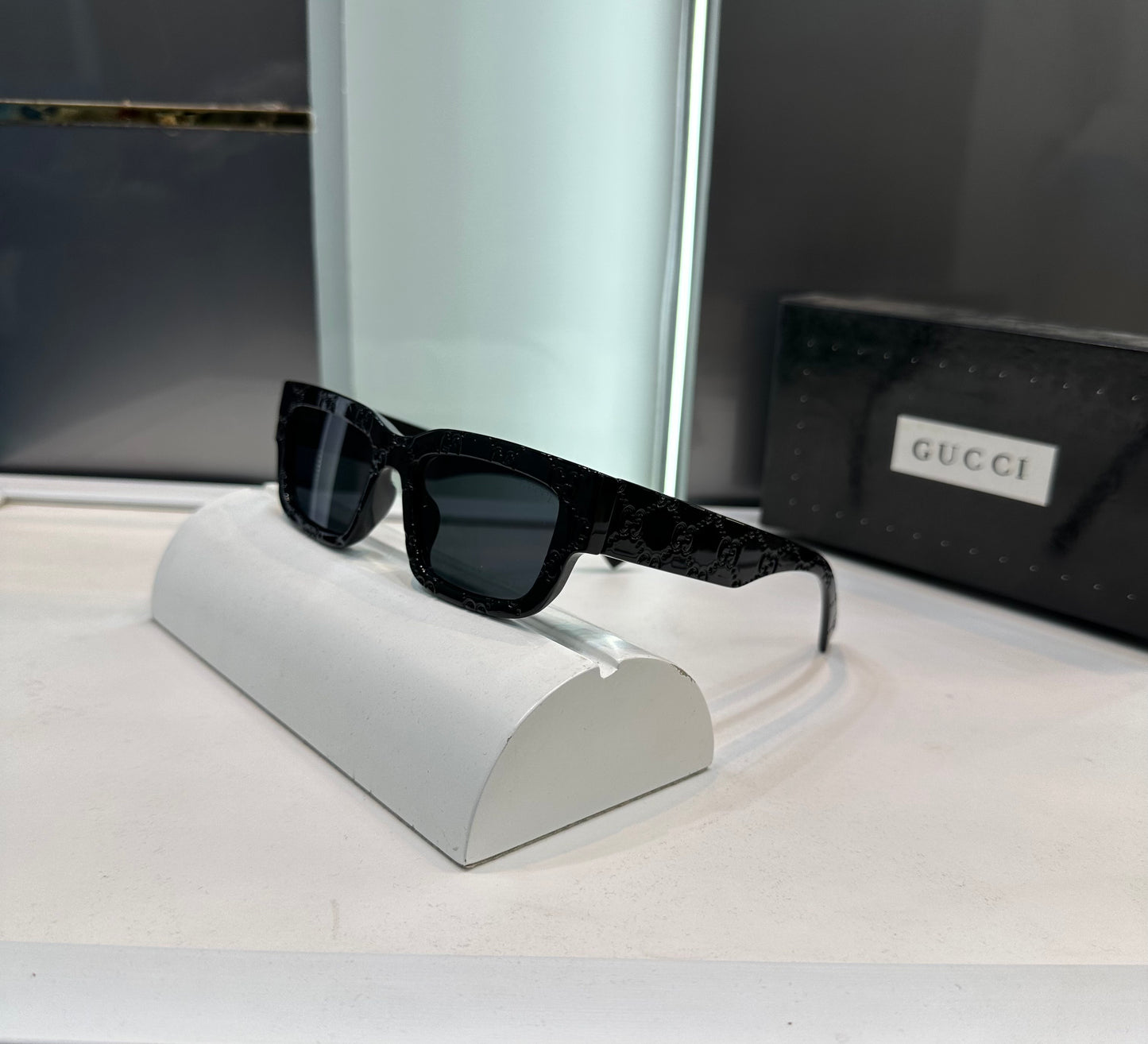 Gucc i All Black 2137 Ultimate Luxury Shade With Original Packaging