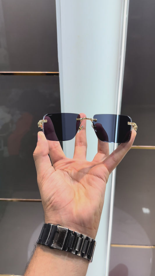 Cartie r 7203 Gold Black Ultimate Luxury Shade With Original Packaging